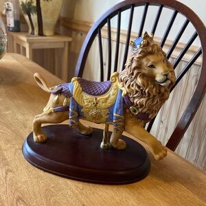 Vintage Lenox 1990 Lion from the carousel collection